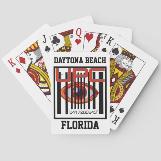 0417260643 UPC "バーコード" Daytona Beach トランプ (裏面)