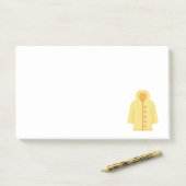 042 – レインコート ポストイット (デスク)