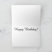 04 -ハッピーバースデーBasi the cat Greeting Card カード (内部)