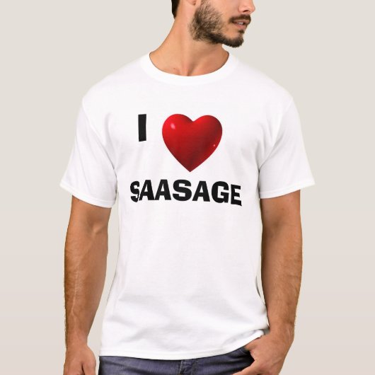 04_HeartBase、I、SAASAGE Tシャツ (正面)