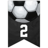 04of12サッカーボールをテーマにしたパーティーバンティング バンティングフラッグ (第1の旗)