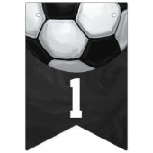 04of12サッカーボールをテーマにしたパーティーバンティング バンティングフラッグ (第3の旗)