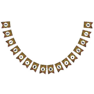 04of12ヘビをテーマにしたパーティー装飾 バンティングフラッグ