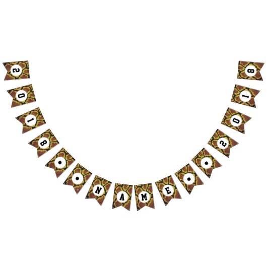 04of12ヘビをテーマにしたパーティー装飾 バンティングフラッグ (全)