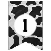 04of12牛テーマのパーティーの装飾 バンティングフラッグ (第3の旗)