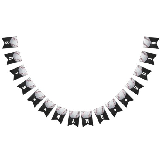 04of12野球をテーマにしたパーティーバンティング バンティングフラッグ (全)