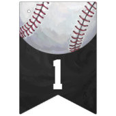 04of12野球をテーマにしたパーティーバンティング バンティングフラッグ (第3の旗)