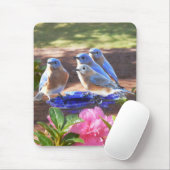050永久にブルーバードの7.75x9.25マウスパッド マウスパッド (マウス)