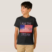 051207私はアメリカン・ドリームです Tシャツ (正面フル)