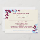 051-Tonya :: 結婚式招待状 1 招待状 (裏面)