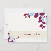 051-Tonya :: 返信フラットカード 出欠カード (正面)