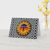 05 -ハッピーバースデーグリーティングカード カード (黄色い花)