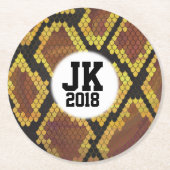 05 of12カスタムヘビパーティーコースター ラウンドペーパーコースター (正面)