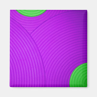 06グリーンと紫の丸磁石 マグネット