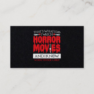 06私がやるのはホラー映画 名刺