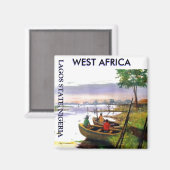 060507122415pz，ラゴス州，ナイジェリア， LAGOS ST... マグネット (正面/裏面)