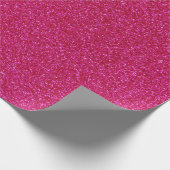 07ホットピンクグリッタープリント ラッピングペーパー (角)