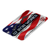 07鉄作品「オールドグローリー」グレッグレース マグネット (左側)