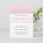 072 Sheryl :：洗礼カスタム招待状 招待状 (スタンド正面)