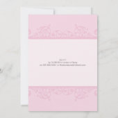 072 Sheryl :：洗礼カスタム招待状 招待状 (裏面)