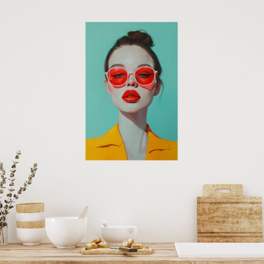 078人 ポスター (キッチン)