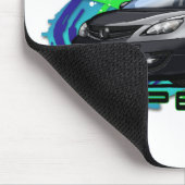 07-09 Speed3_Black マウスパッド (コーナー)