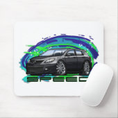 07-09 Speed3_Black マウスパッド (マウス)