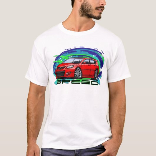 07-09 Speed3_Red Tシャツ (正面)