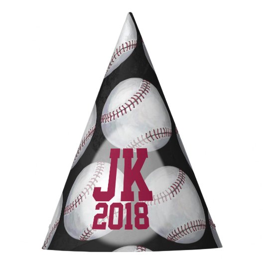 07of12カスタム野球パーティー帽子 パーティーハット (正面)