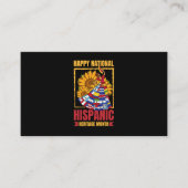 08ヒスパニック伝統月 名刺 (正面)