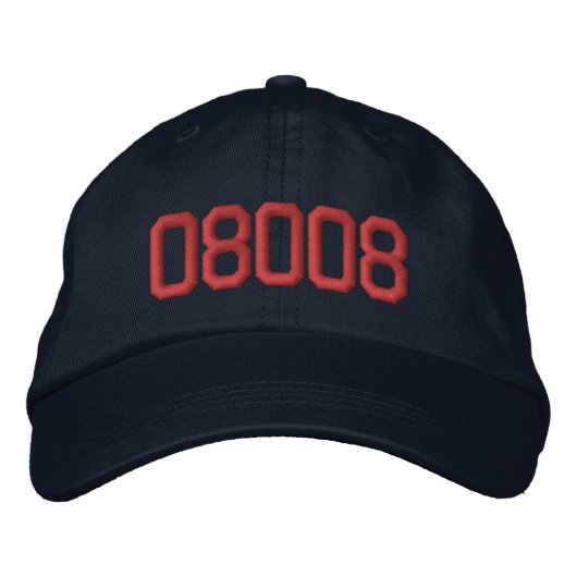 08008 LBI HAT 刺繍入りキャップ (正面)