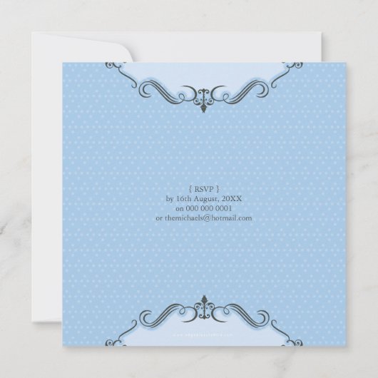 080 Sadia ::《キリスト教》洗礼式や命名式招待状:: viva 7SQ 招待状 (裏面)