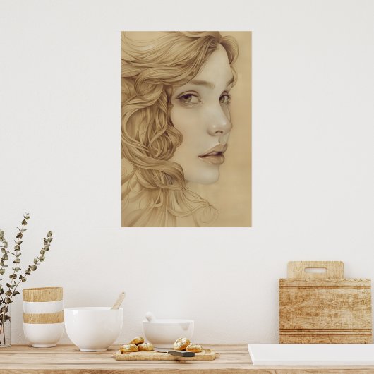 082人 ポスター (キッチン)