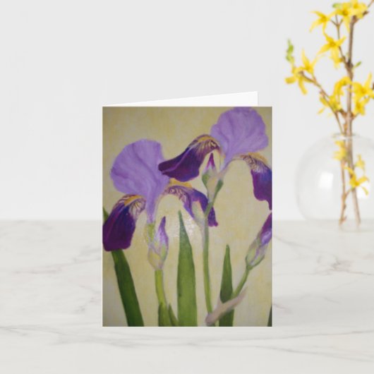 087 カード (黄色い花)