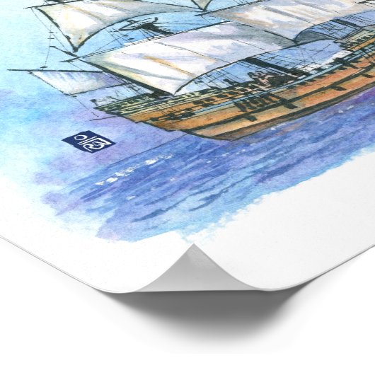 087 - Mayflower II ポスター (角)