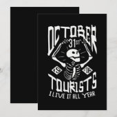 08.ハロウィンおもしろい セーブザデート (正面/裏面)