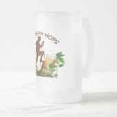 (08)ホツプのためのハイキングは16のozのマグを曇らしました フロストグラスビールジョッキ (正面右)