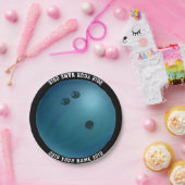 08/12ボウリングボールカスタムパーティープレート ペーパープレート (パーティー)