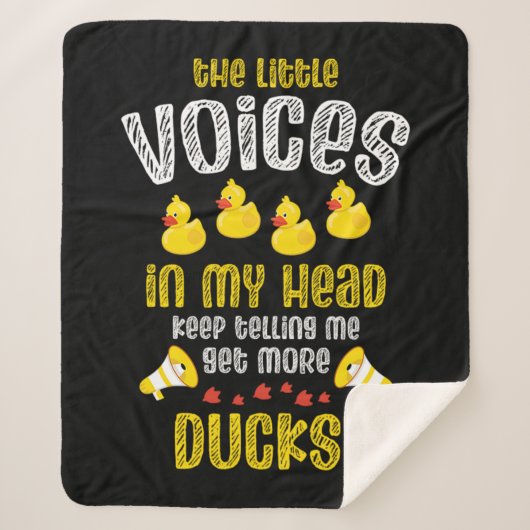 08.Rubber duck for a Duck Lovers シェルパブランケット (正面)