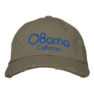 '08bama，カリフォルニア 刺繍入りキャップ