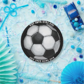 08of12サッカーボールカスタムパーティープレート ペーパープレート (パーティー)