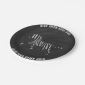 08of12ゼブラカスタムパーティープレート ペーパープレート (アングル)