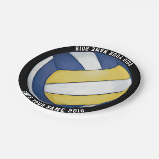 08of12バレーボールカスタムパーティープレート ペーパープレート