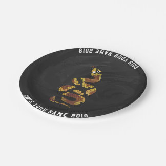 08of12ヘビのカスタムなパーティーのプレート ペーパープレート