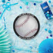 08of12野球カスタムパーティープレート ペーパープレート (パーティー)