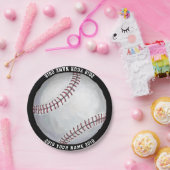 08of12野球カスタムパーティープレート ペーパープレート (パーティー)