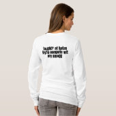 … 「09のクラスは私達のように濶歩します Tシャツ (裏面フル)