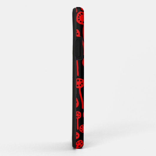 090512黒いiPhoneケースの赤 Case-Mate iPhoneケース (裏面/右)