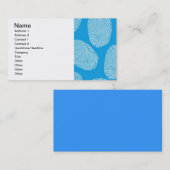 090906 – 調査BLUE FINGERPRINTS DETECTIVE P 名刺 (正面/裏面)