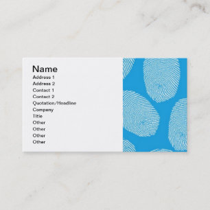 090906 – 調査BLUE FINGERPRINTS DETECTIVE P 名刺